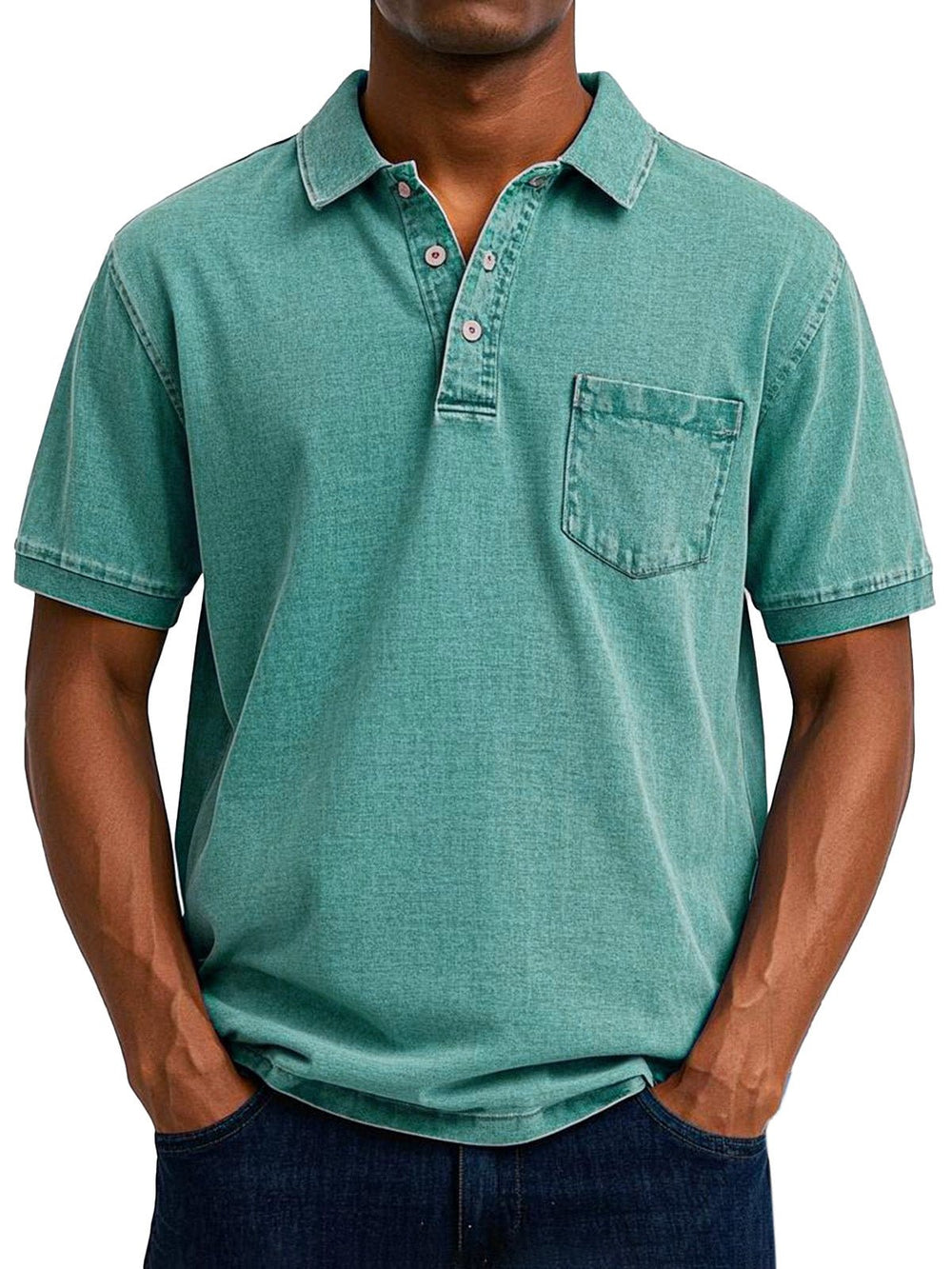 Amberson | Herre Polo - shirt med Knapper - ARTIKA - Polo Shirt