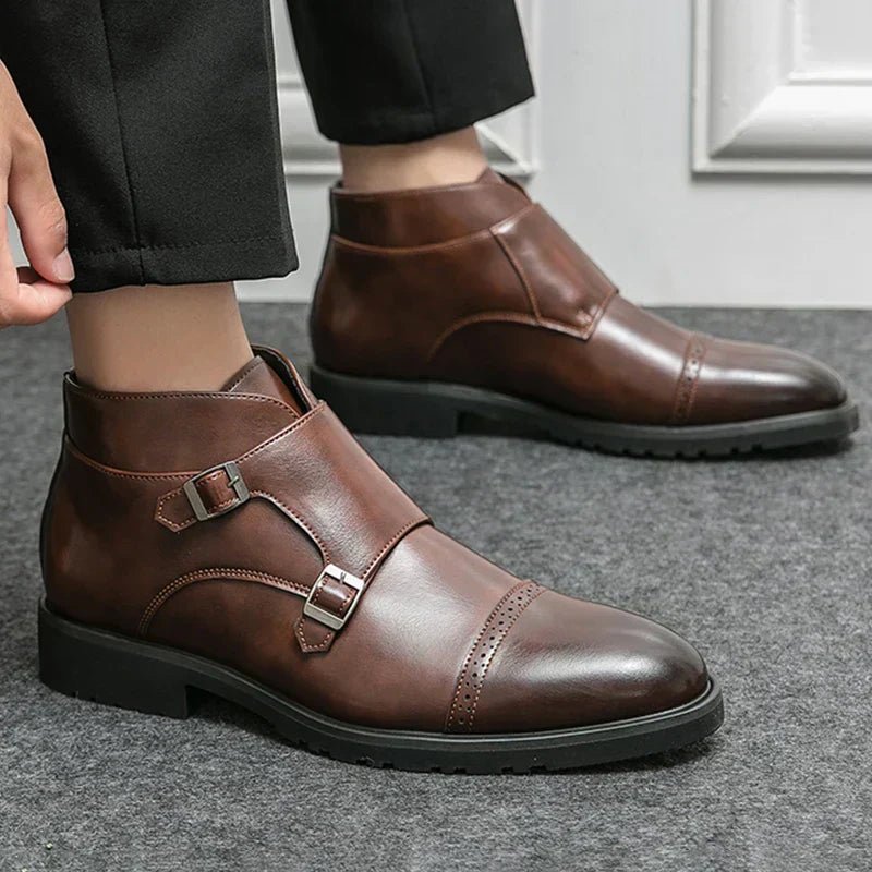 Arthur | Vintage læder monk - støvler til mænd - ARTIKA - Shoes