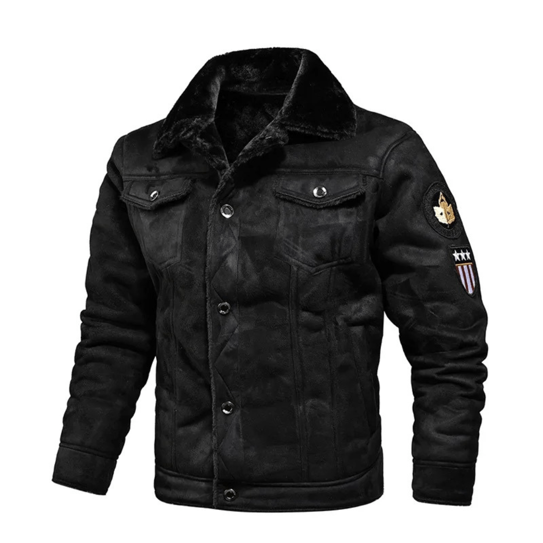 Asger | Herrejakke i læder med sherpa - ARTIKA - Men's Jackets
