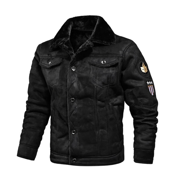 Asger | Herrejakke i læder med sherpa - ARTIKA - Men's Jackets