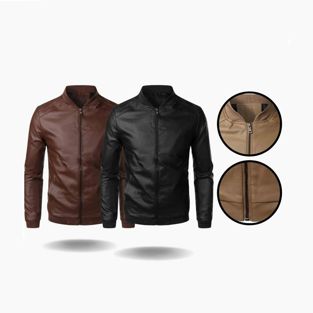 Casper | Klassisk læderjakke til mænd - ARTIKA - Men's Jackets