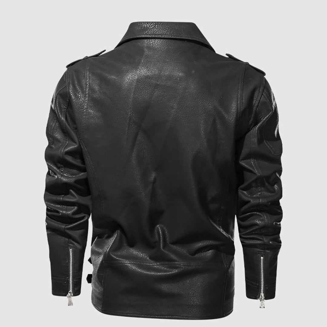 Esben | Klassisk Biker Læderjakke - ARTIKA - Men's Jackets