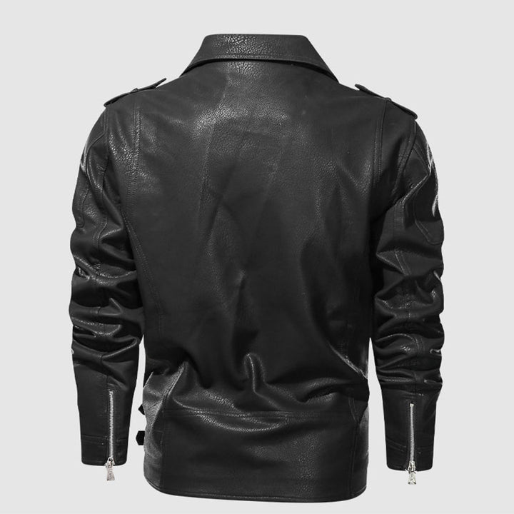 Esben | Klassisk Biker Læderjakke - ARTIKA - Men's Jackets