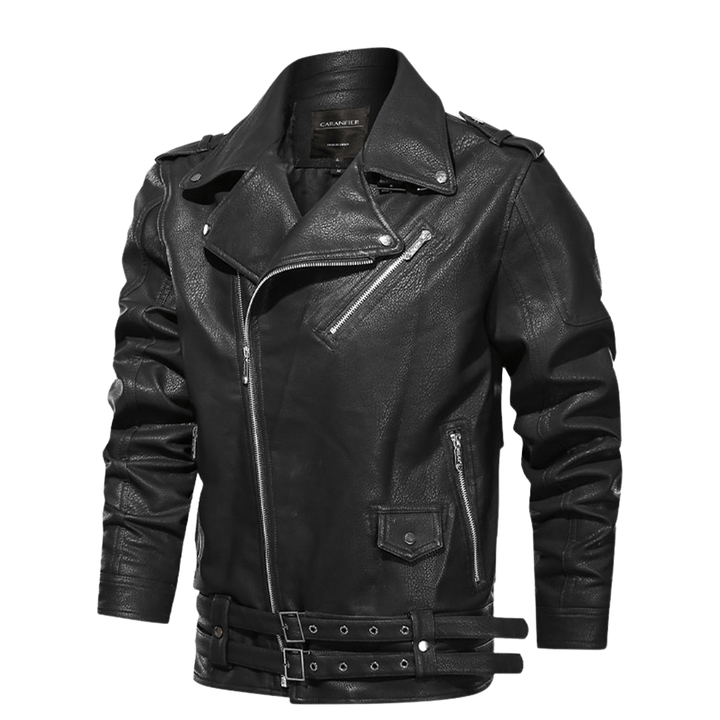 Esben | Klassisk Biker Læderjakke - ARTIKA - Men's Jackets