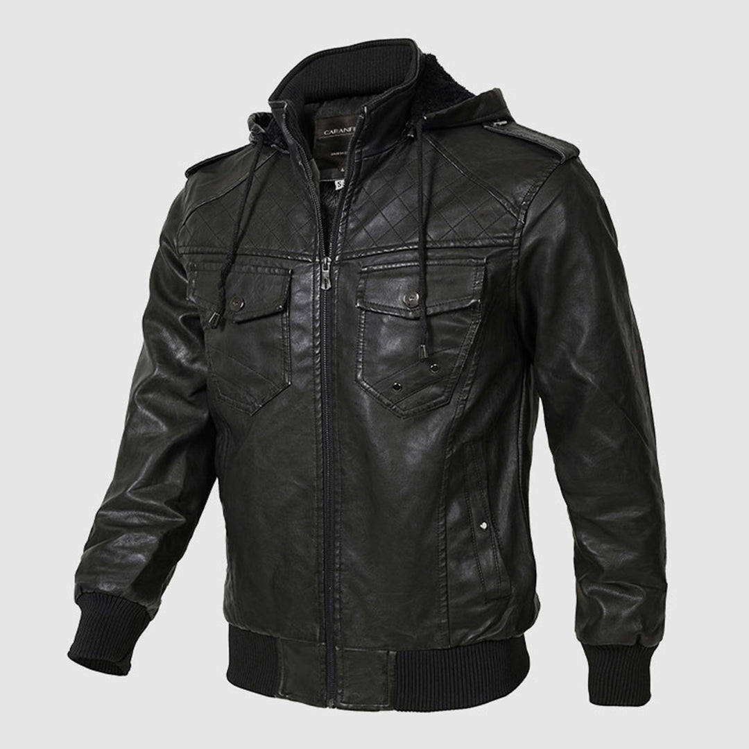 Esben | Klassisk Biker Læderjakke - ARTIKA - Men's Jackets