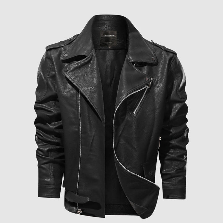 Esben | Klassisk Biker Læderjakke - ARTIKA - Men's Jackets
