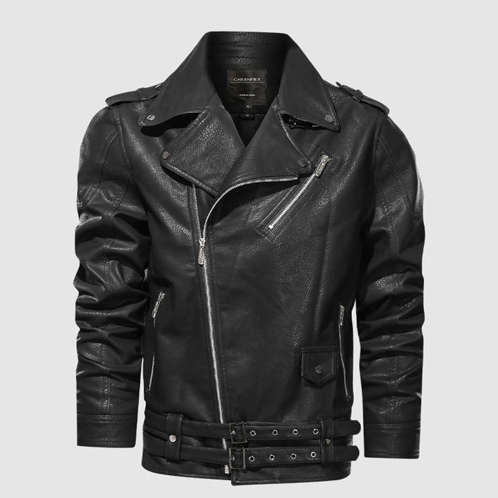Esben | Klassisk Biker Læderjakke - ARTIKA - Men's Jackets