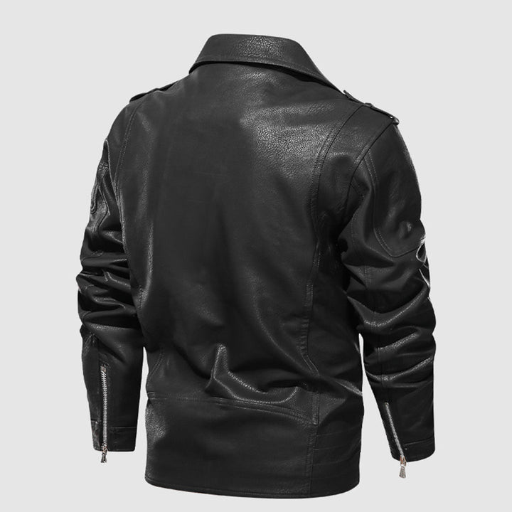 Esben | Klassisk Biker Læderjakke - ARTIKA - Men's Jackets