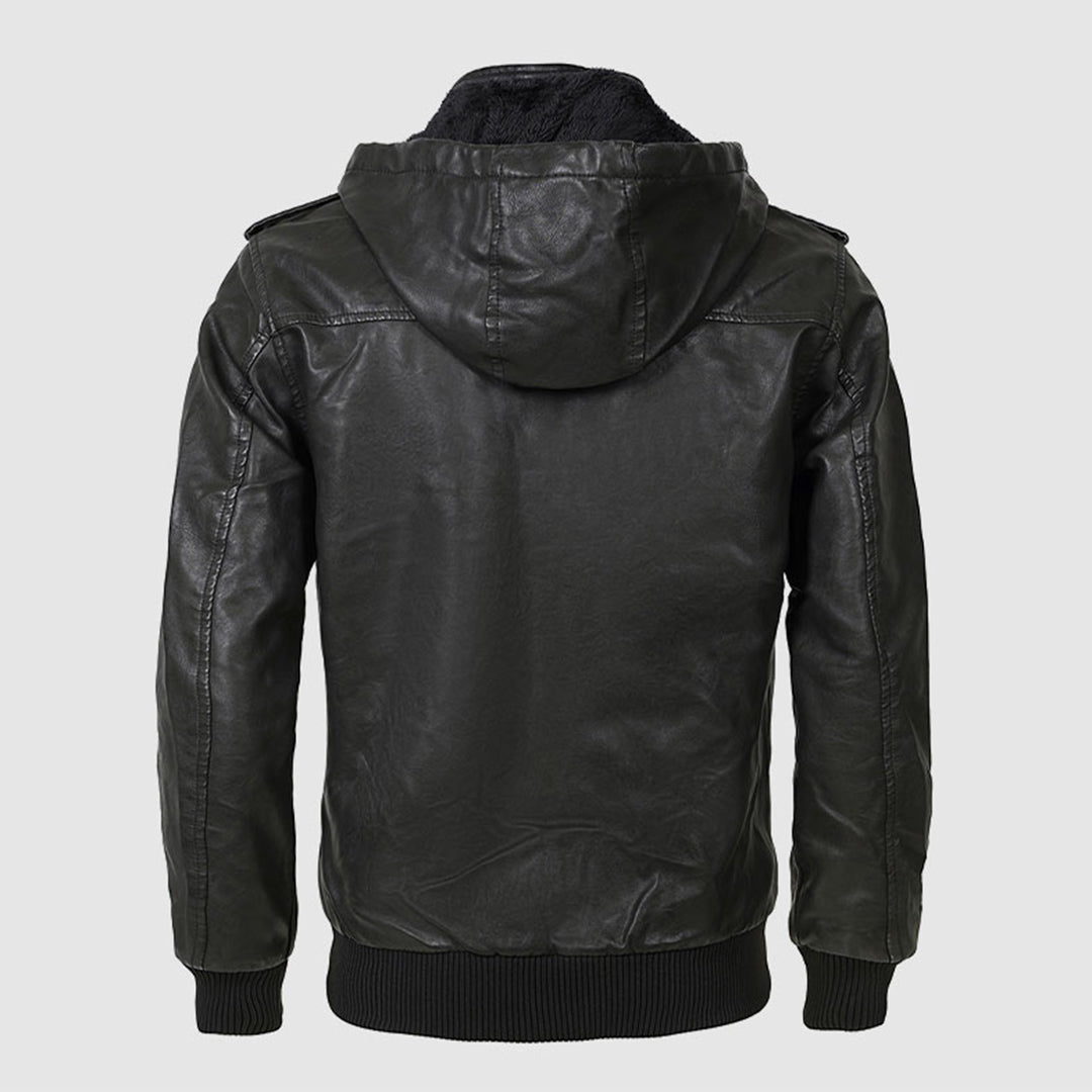 Esben | Klassisk Biker Læderjakke - ARTIKA - Men's Jackets