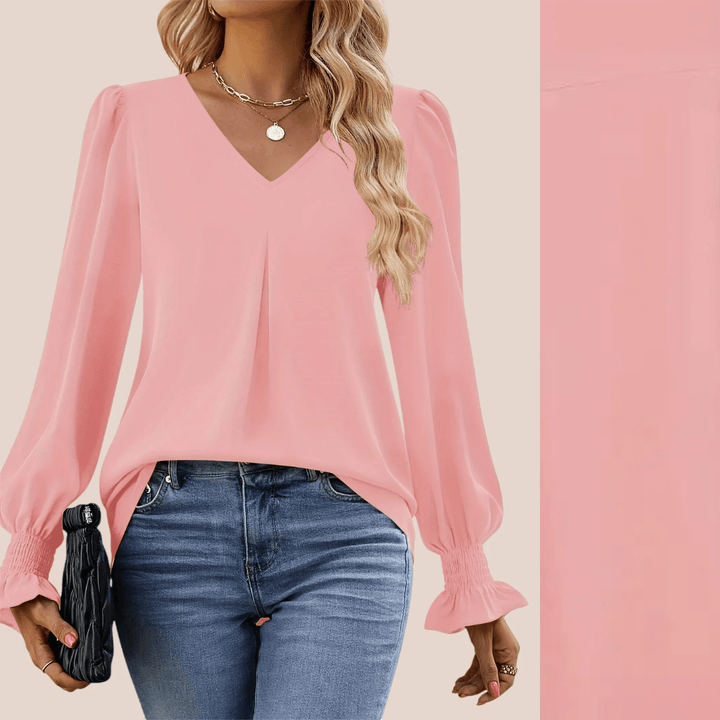 EVI™ | Elegant Efterårsbluse - ARTIKA - Blouse & Shirts