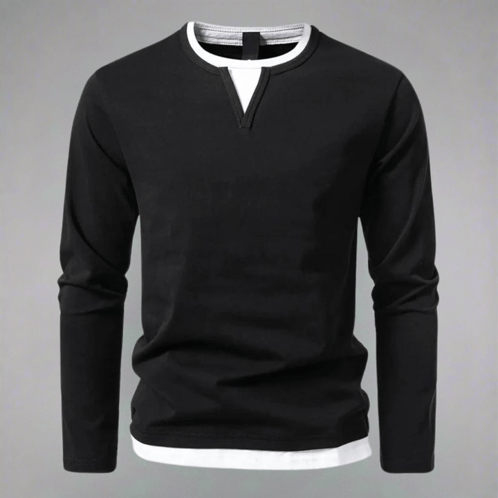 Gorm | Langærmet V - hals Sweater - ARTIKA - Sweater