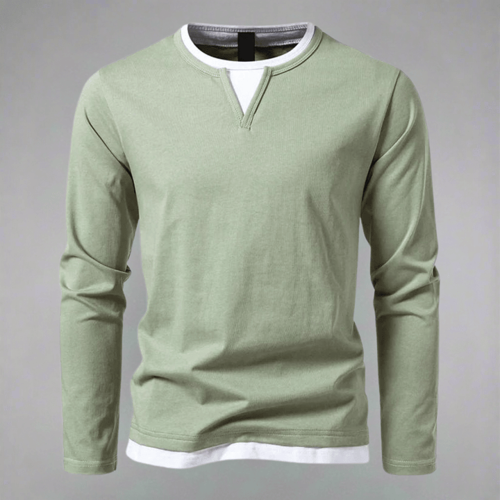 Gorm | Langærmet V - hals Sweater - ARTIKA - Sweater