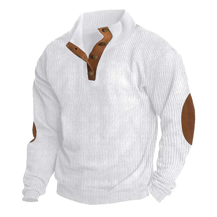Henri™ | Ribbet Knap - trøje - ARTIKA - Sweater