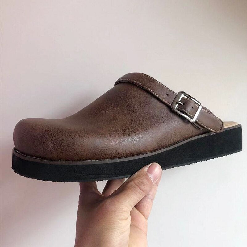 Jacob | Komfortable læder - slip - on træsko - ARTIKA - Sandals