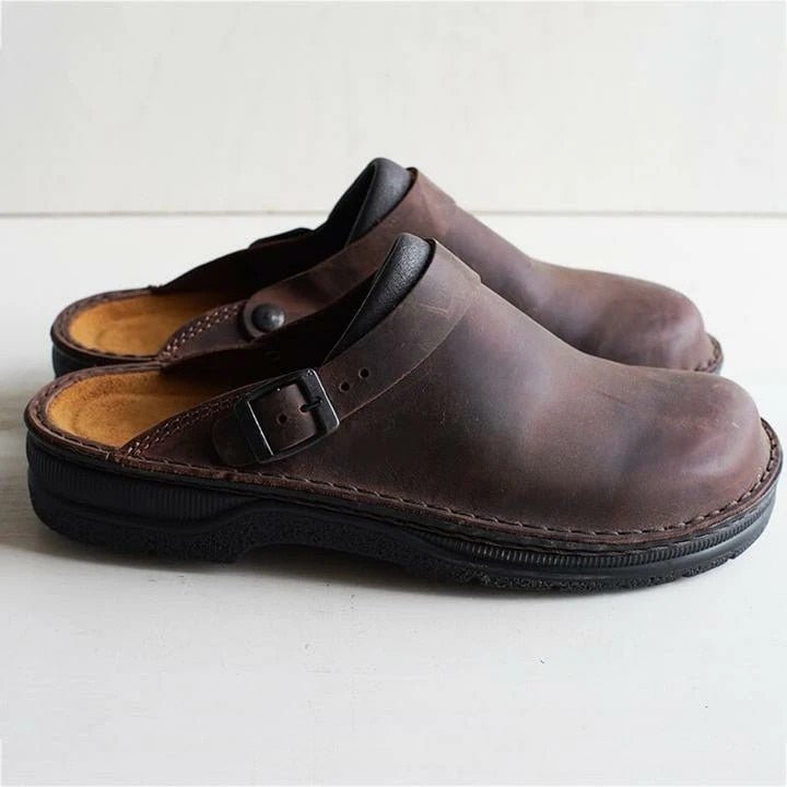 Jacob | Komfortable læder - slip - on træsko - ARTIKA - Sandals