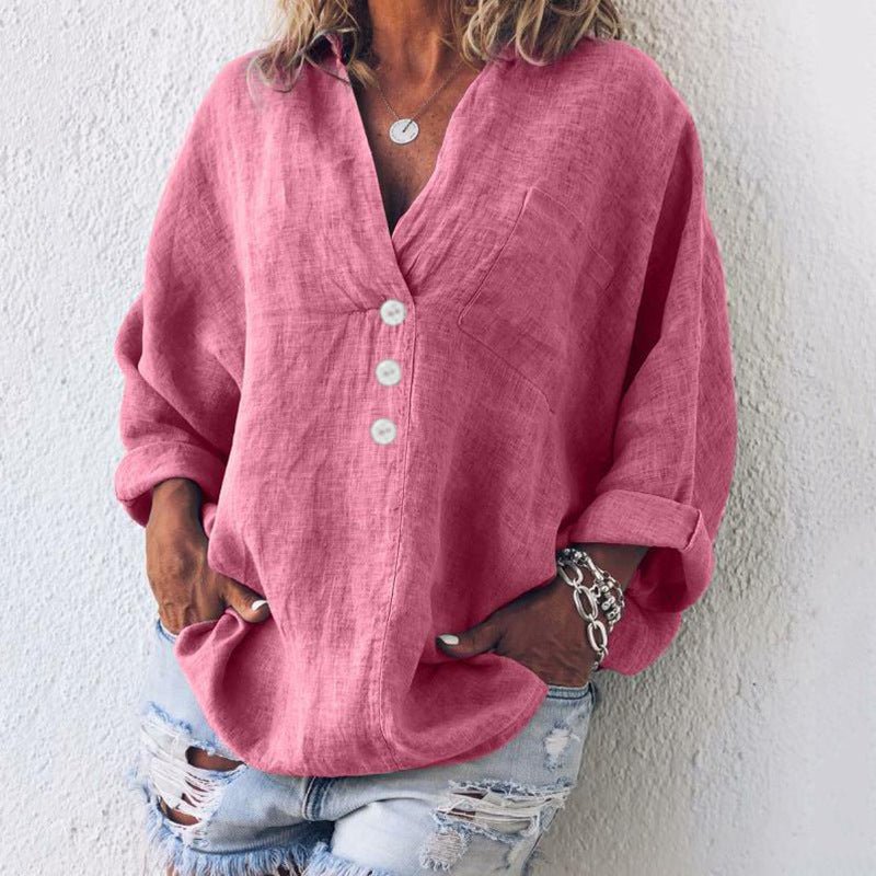 Kirsten | Elegant Pullover i Hørblanding - ARTIKA - Blouses & Shirts