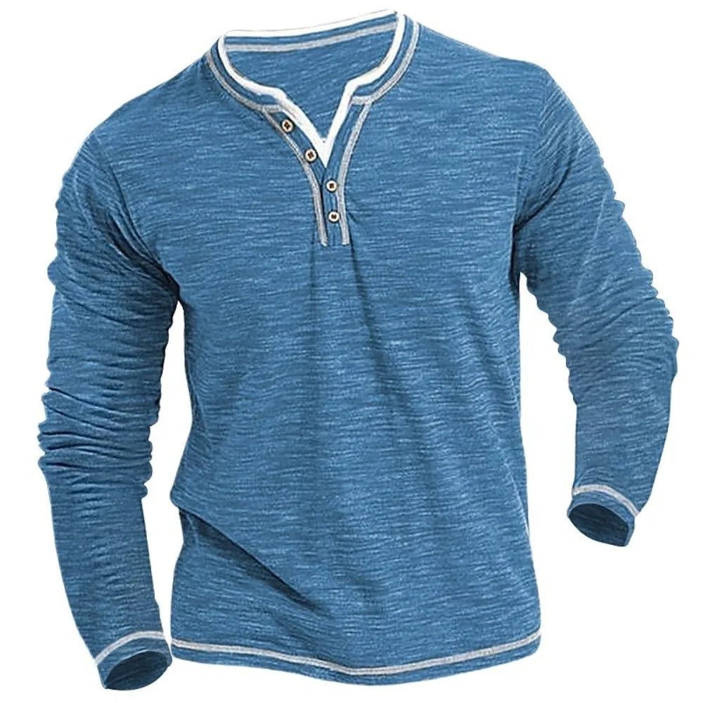 Leon | Langærmet T-shirt med V - udskæring - ARTIKA - Shirts
