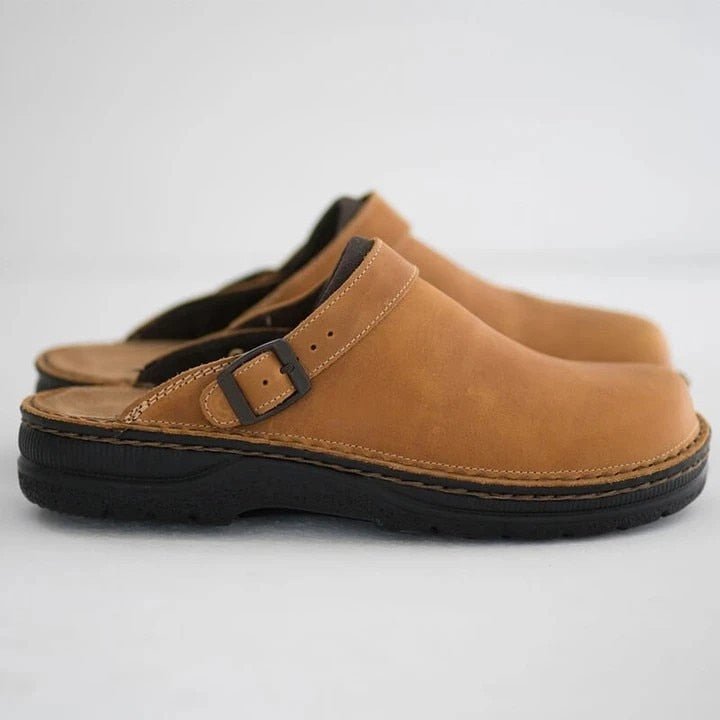 Louie | Stilfulde Slip - On Træsko i Læder - ARTIKA - Shoes