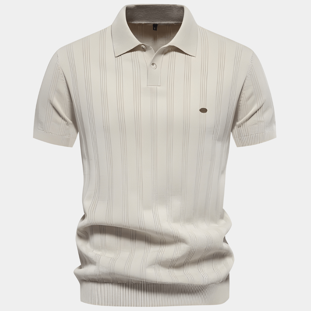 Luke | Klassisk Poloshirt med Diskrete Striber - ARTIKA - Polo Shirt