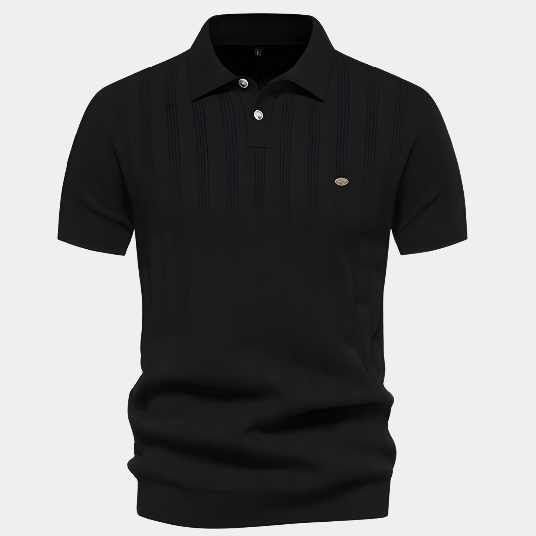 Luke | Klassisk Poloshirt med Diskrete Striber - ARTIKA - Polo Shirt
