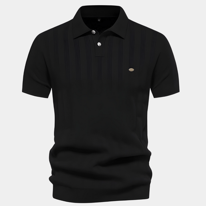 Luke | Klassisk Poloshirt med Diskrete Striber - ARTIKA - Polo Shirt