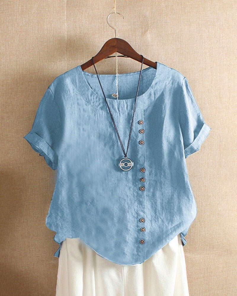 Marie | Let Kortærmet Bluse - ARTIKA - Blouse & Shirts