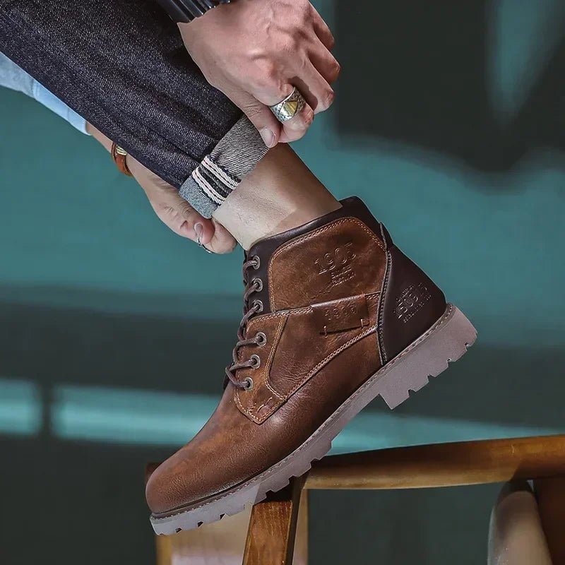 Maximus | Læder Herre Casual British Style Støvler - ARTIKA - Boots