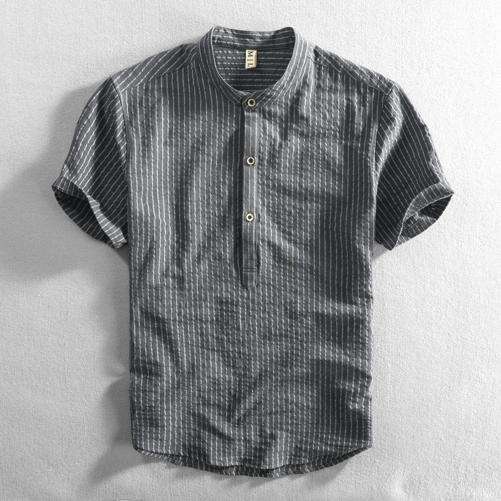 Michele | Poloskjorte i Linned - ARTIKA - Polo Shirt