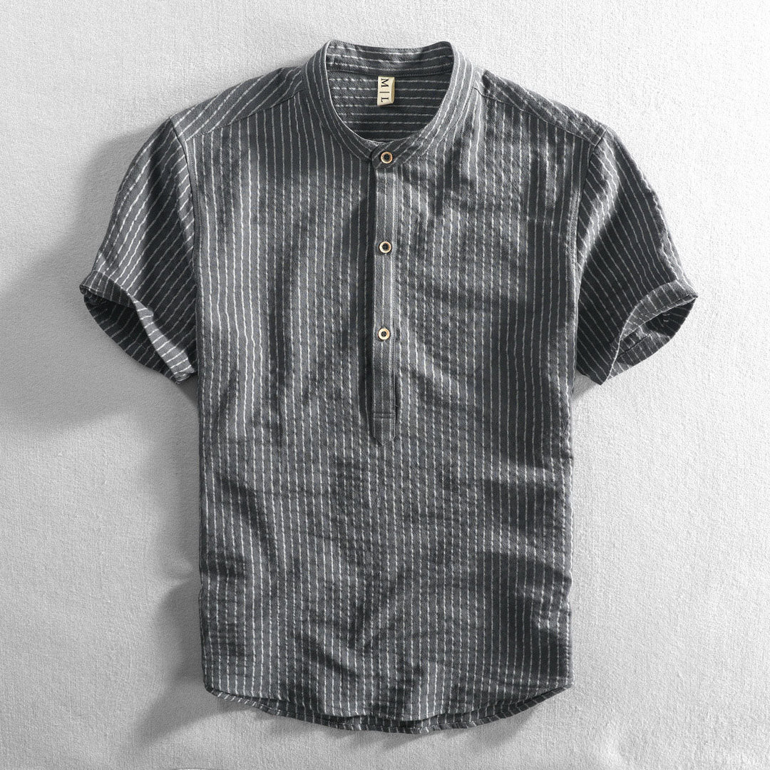 Michele | Poloskjorte i Linned - ARTIKA - Polo Shirt