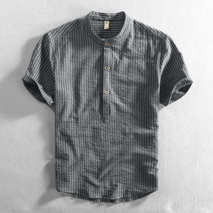 Michele | Poloskjorte i Linned - ARTIKA - Polo Shirt