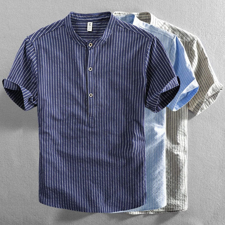 Michele | Poloskjorte i Linned - ARTIKA - Polo Shirt