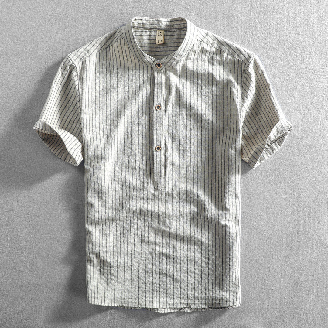 Michele | Poloskjorte i Linned - ARTIKA - Polo Shirt