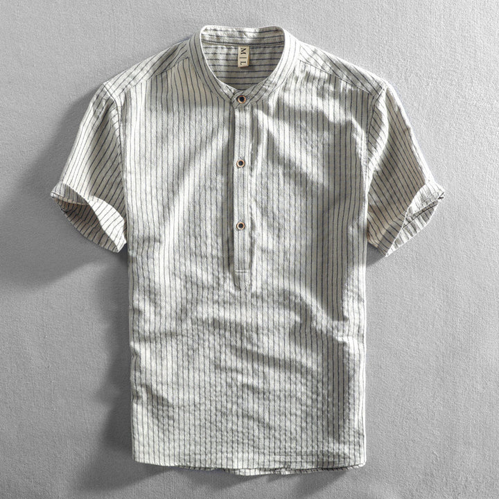Michele | Poloskjorte i Linned - ARTIKA - Polo Shirt