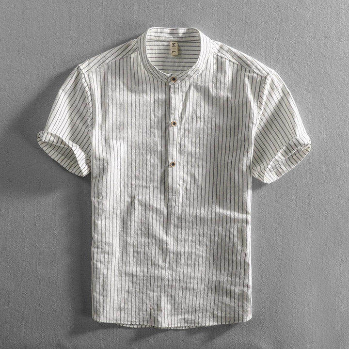 Michele | Poloskjorte i Linned - ARTIKA - Polo Shirt