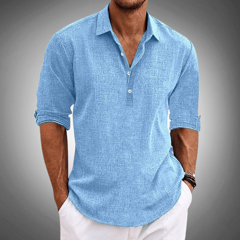 Nikolaj | Afslappet Herreskjorte med Knapper - ARTIKA - Polo Shirt